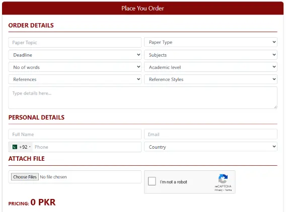 Order Form